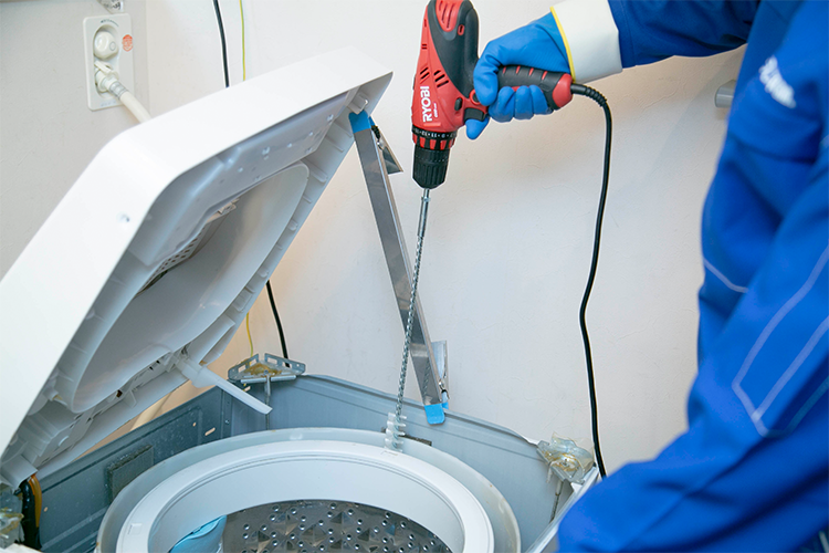 縦型洗濯機クリーニングイメージ