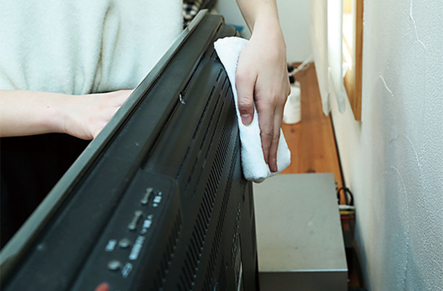 家電の掃除手順