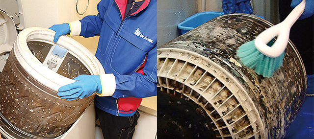 ここまでやる！プロによる洗濯機の分解洗浄
