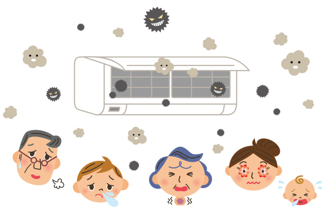 お掃除機能付きエアコンもクリーニングが必要な理由