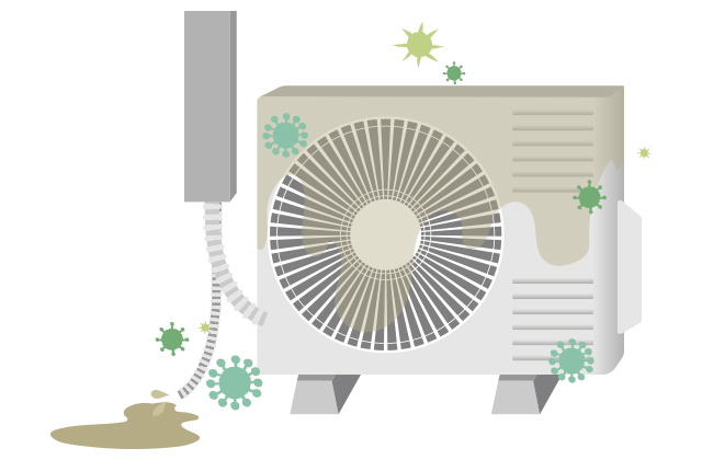 エアコンのドレンホースの汚れを放置するとどうなる?