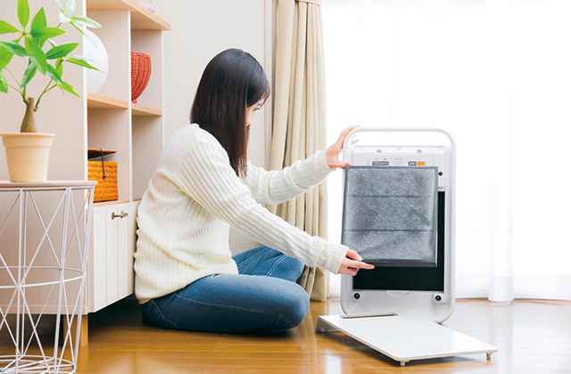 空気清浄機のお手入れ方法