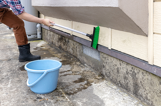 自分で外壁を洗浄する方法