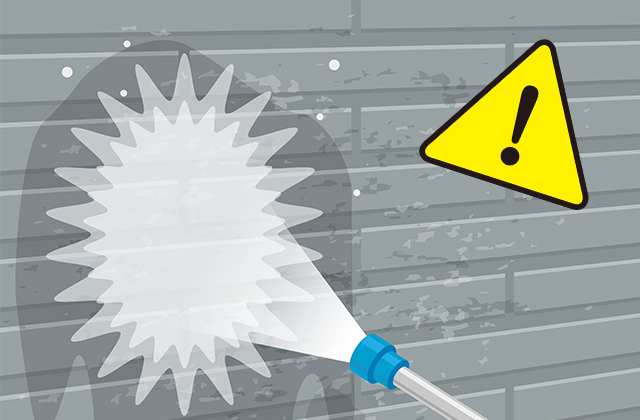 自分で外壁を洗浄する際の注意点