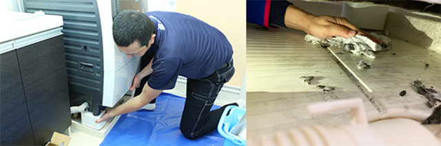 洗濯パンのクリーニング