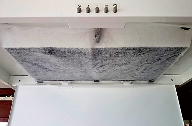 レンジフードの油汚れ防止対策