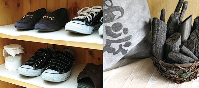 収納部分の湿気対策