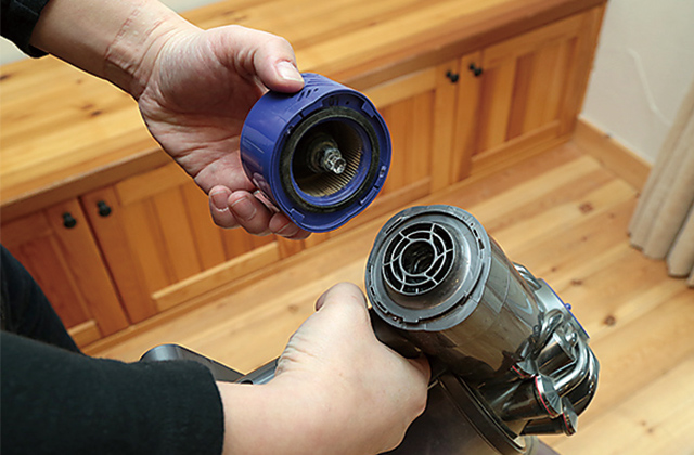 ポストモーターフィルターの外し方