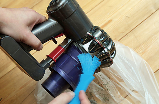 ペストリーブラシを使った掃除方法