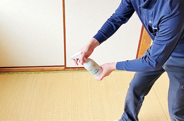 畳除菌クリーニング 害虫忌避剤の散布