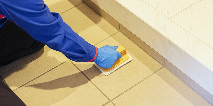 玄関床クリーニング＆コーティング