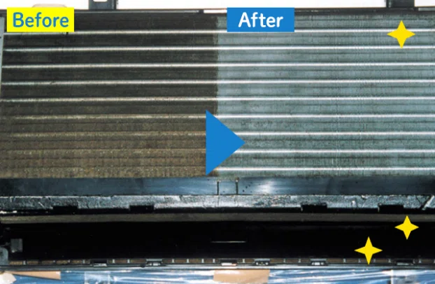 エアコンのカビ・汚れ・雑菌を徹底的に除菌洗浄！