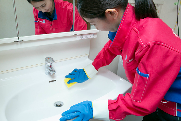 洗面台クリーニング